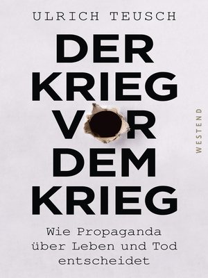 cover image of Der Krieg vor dem Krieg